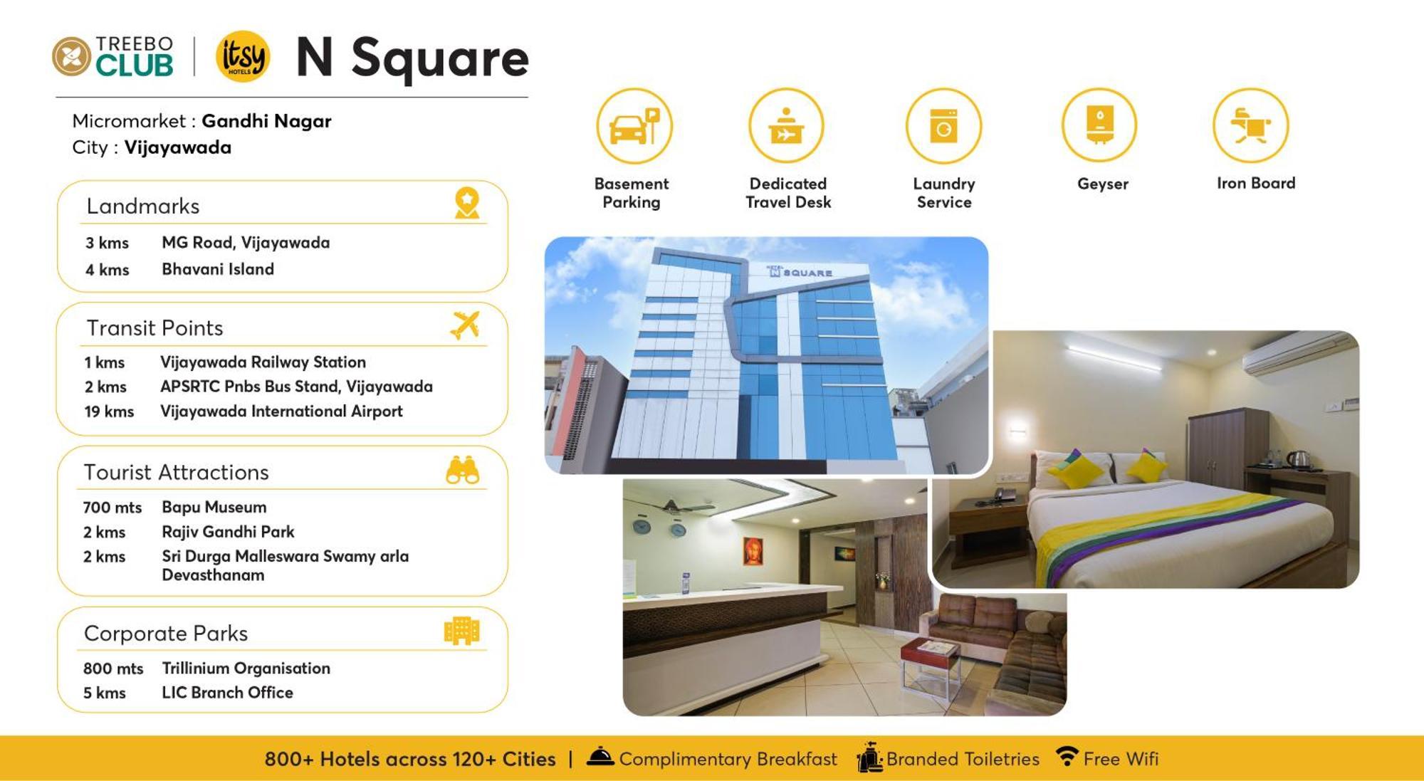 Itsy Hotels N Square Vijayawāda Dış mekan fotoğraf